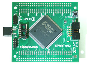 Xilinx FPGA XC3S400 TinyBoard, Development Board