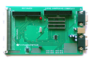CY7C68013A Board, Development Board, USB2, Top