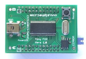 CY7C68013A TinyBoard, Development Board, Mini USB, USB2